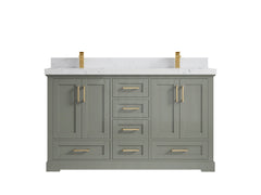 Boston 60 in. W x 22 in. D Double Sink Bathroom Vanity - photo 28
