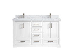 Boston 60 in. W x 22 in. D Double Sink Bathroom Vanity - photo 25