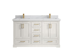 Boston 60 in. W x 22 in. D Double Sink Bathroom Vanity - photo 27