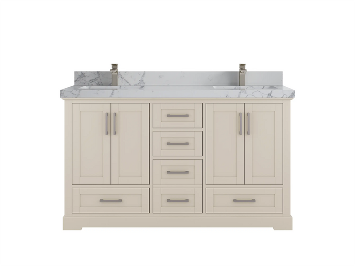 Boston 60 in. W x 22 in. D Double Sink Bathroom Vanity - photo 30