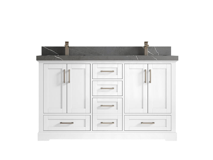 Boston 60 in. W x 22 in. D Double Sink Bathroom Vanity - photo 33