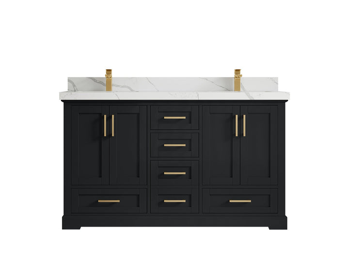 Boston 60 in. W x 22 in. D Double Sink Bathroom Vanity - photo 21