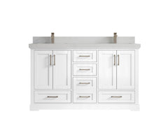 Boston 60 in. W x 22 in. D Double Sink Bathroom Vanity - photo 15