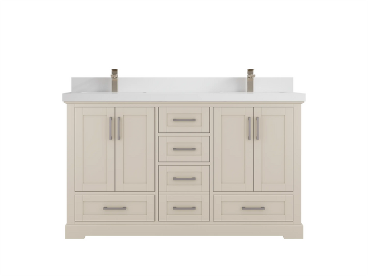 Boston 60 in. W x 22 in. D Double Sink Bathroom Vanity - photo 31