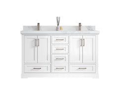 Boston 60 in. W x 22 in. D Double Sink Bathroom Vanity - photo 1