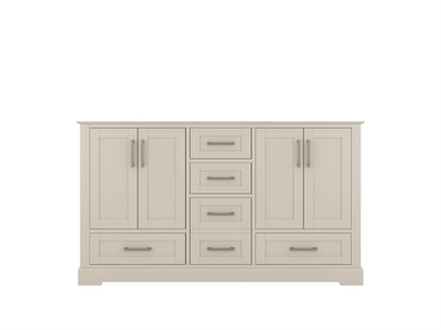 Boston 60 in. W x 22 in. D Double Sink Bathroom Vanity - Willow Bath and Vanity