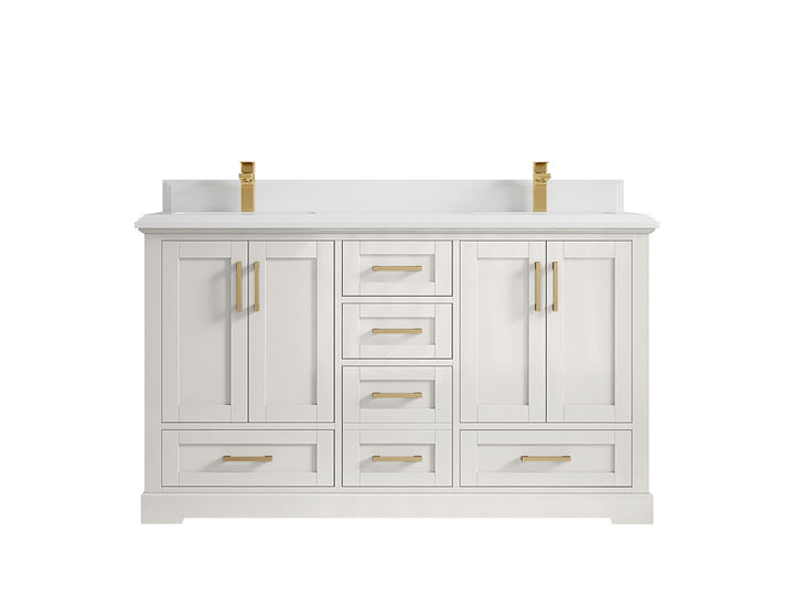 Boston 60 in. W x 22 in. D Double Sink Bathroom Vanity - photo 49