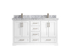 Boston 60 in. W x 22 in. D Double Sink Bathroom Vanity - photo 13