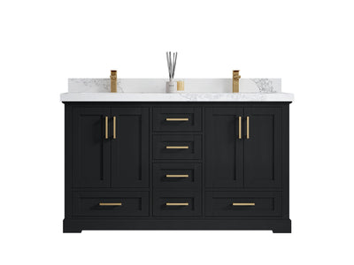 Boston 60 in. W x 22 in. D Double Sink Bathroom Vanity - Willow Bath and Vanity