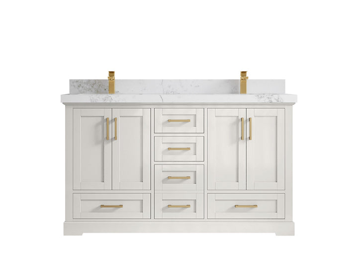 Boston 60 in. W x 22 in. D Double Sink Bathroom Vanity - photo 23