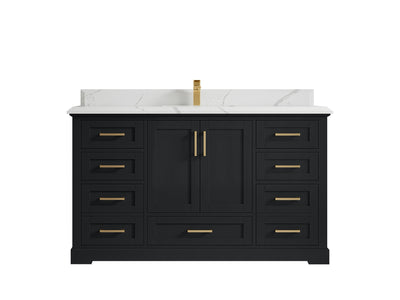 Boston 60 in. W x 22 in. D Single Sink Bathroom Vanity - Willow Bath and Vanity