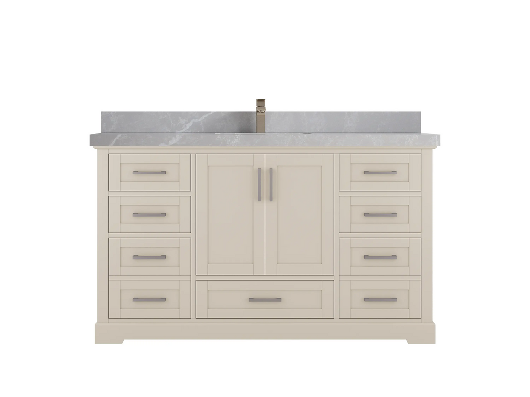 Boston 60 in. W x 22 in. D Single Sink Bathroom Vanity - Willow Bath and Vanity