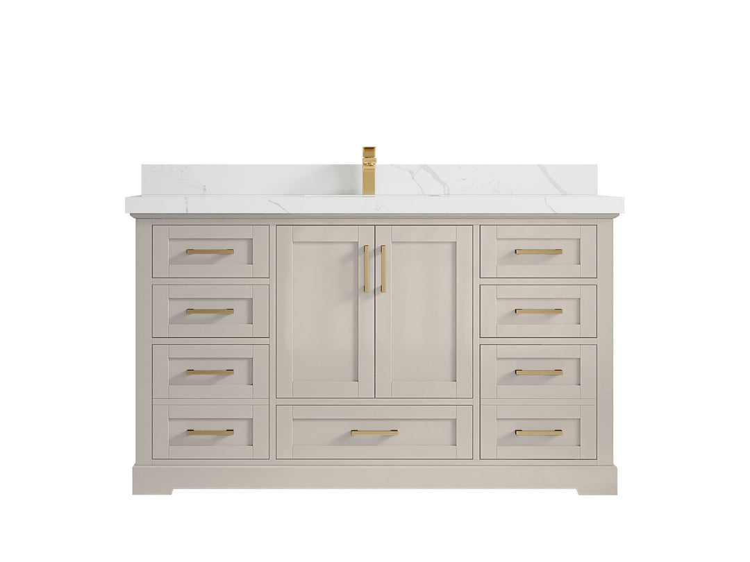 Boston 60 in. W x 22 in. D Single Sink Bathroom Vanity - Willow Bath and Vanity