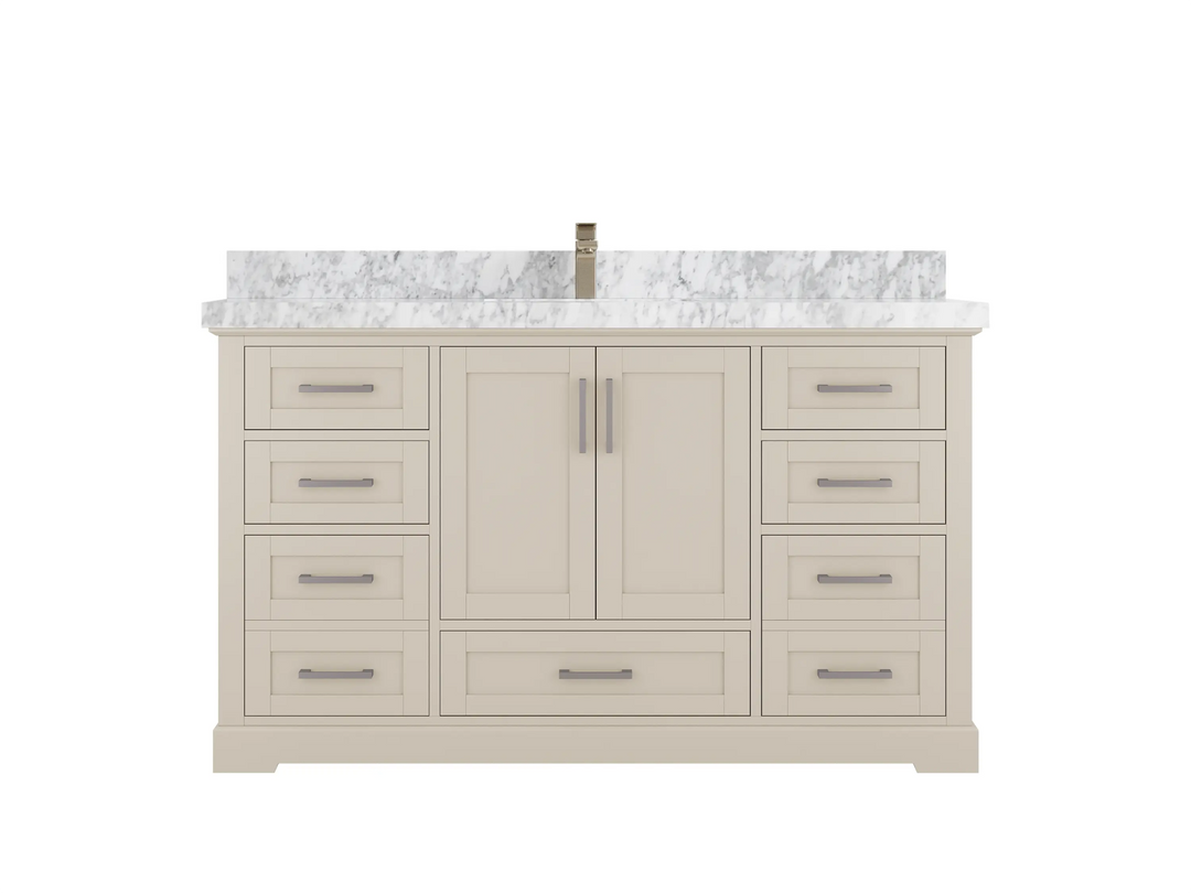 Boston 60 in. W x 22 in. D Single Sink Bathroom Vanity - Willow Bath and Vanity