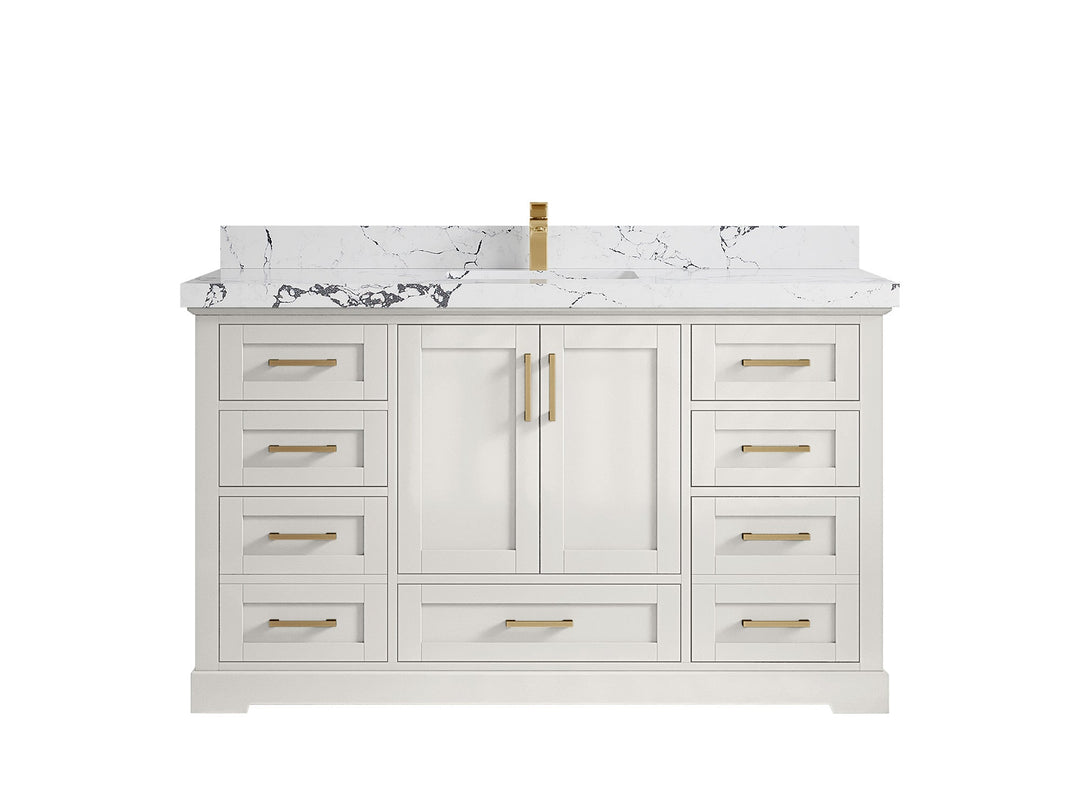 Boston 60 in. W x 22 in. D Single Sink Bathroom Vanity - Willow Bath and Vanity