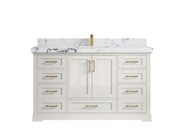Boston 60 in. W x 22 in. D Single Sink Bathroom Vanity - photo 39