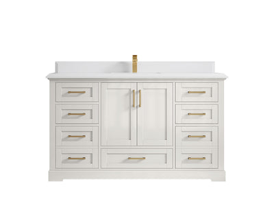 Boston 60 in. W x 22 in. D Single Sink Bathroom Vanity - Willow Bath and Vanity