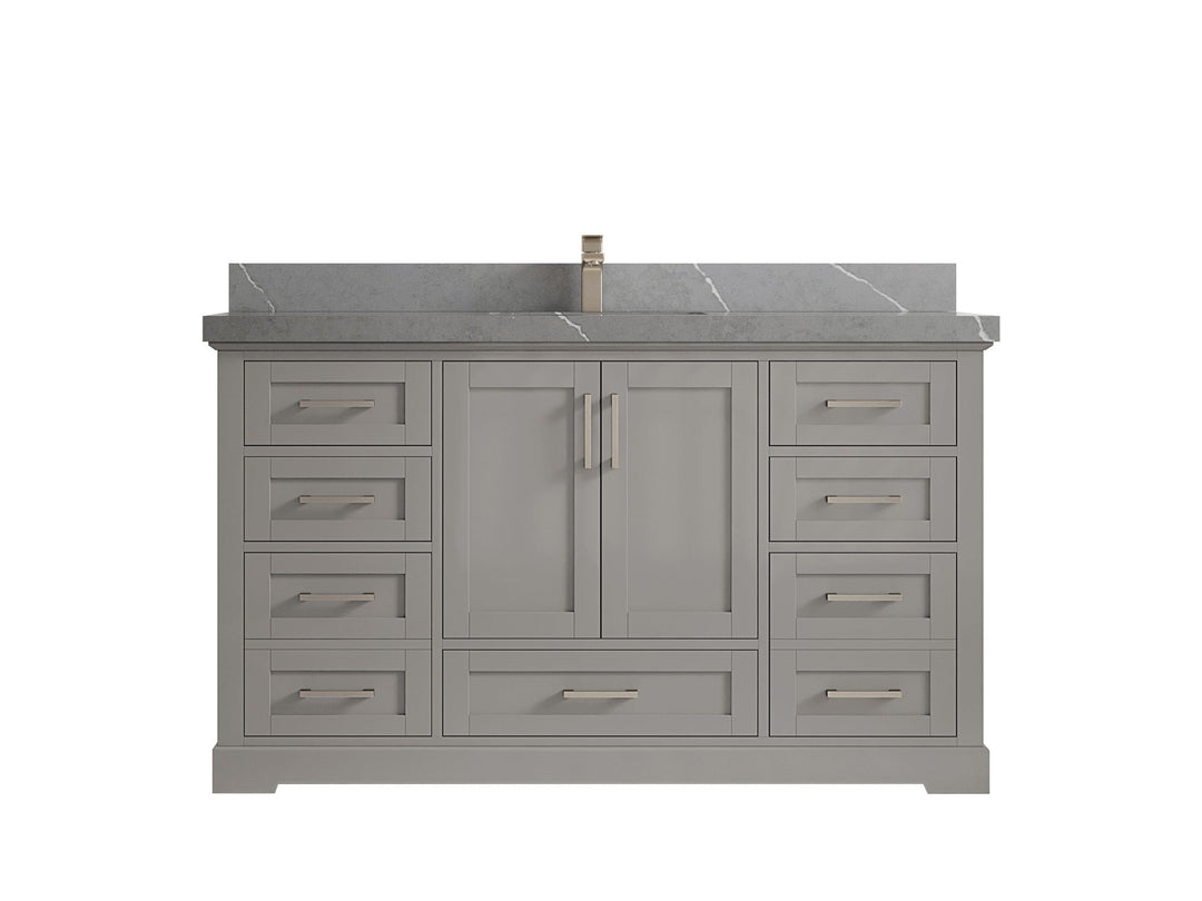 Boston 60 in. W x 22 in. D Single Sink Bathroom Vanity - Willow Bath and Vanity