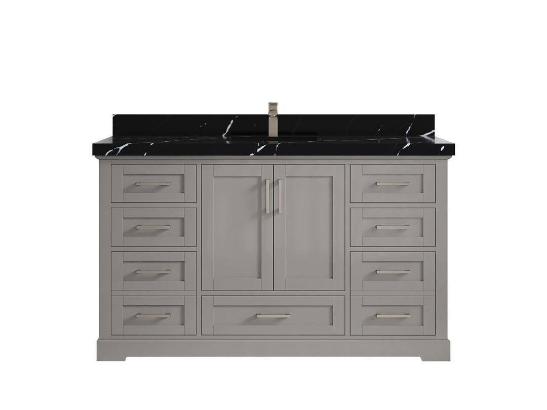 Boston 60 in. W x 22 in. D Single Sink Bathroom Vanity - Willow Bath and Vanity