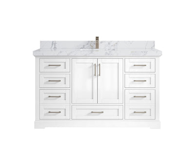 Boston 60 in. W x 22 in. D Single Sink Bathroom Vanity - Willow Bath and Vanity