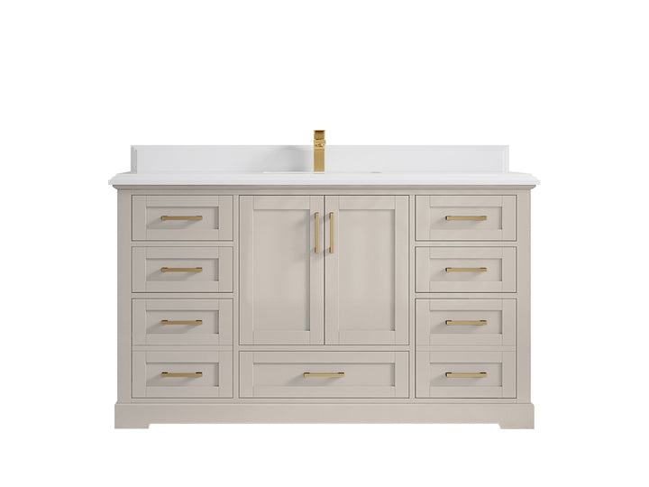 Boston 60 in. W x 22 in. D Single Sink Bathroom Vanity - photo 49