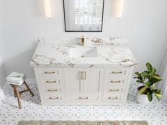Boston 60 in. W x 22 in. D Single Sink Bathroom Vanity - photo 36