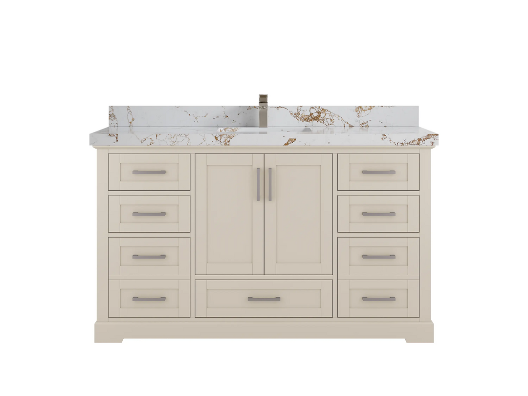 Boston 60 in. W x 22 in. D Single Sink Bathroom Vanity - Willow Bath and Vanity