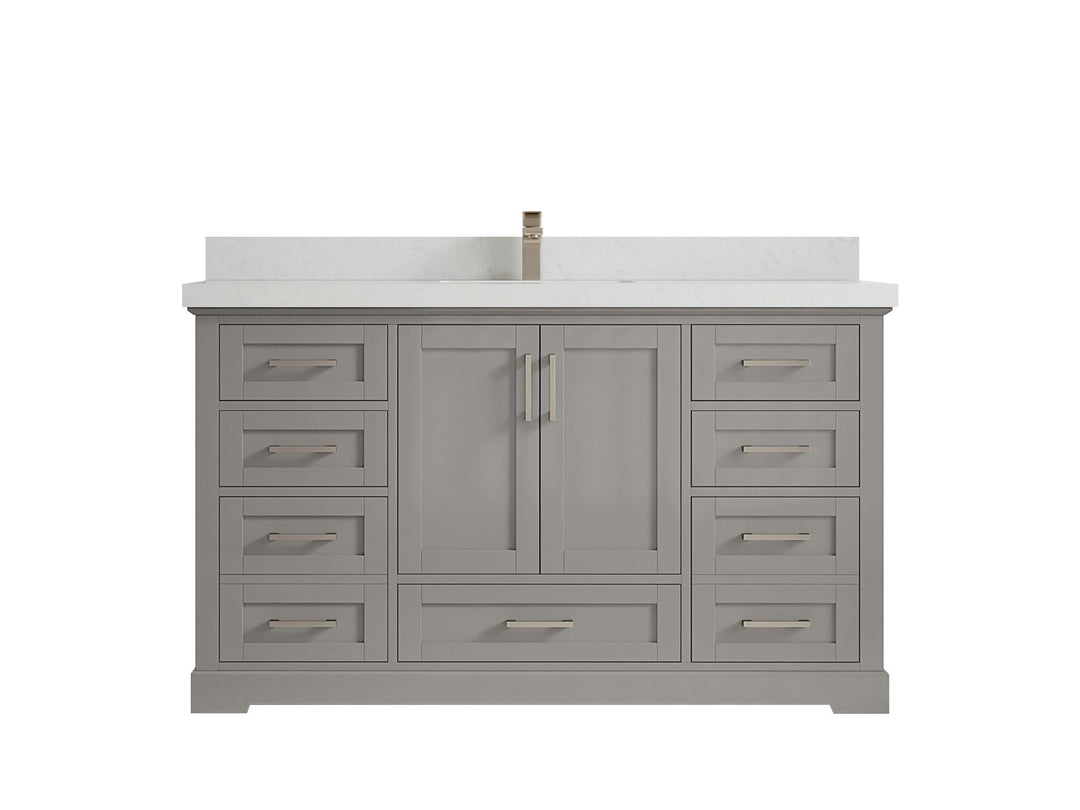 Boston 60 in. W x 22 in. D Single Sink Bathroom Vanity - Willow Bath and Vanity