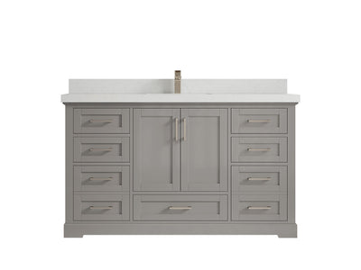 Boston 60 in. W x 22 in. D Single Sink Bathroom Vanity - Willow Bath and Vanity