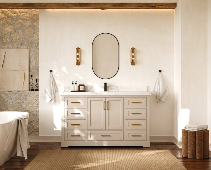 Boston 60 in. W x 22 in. D Single Sink Bathroom Vanity - photo 5