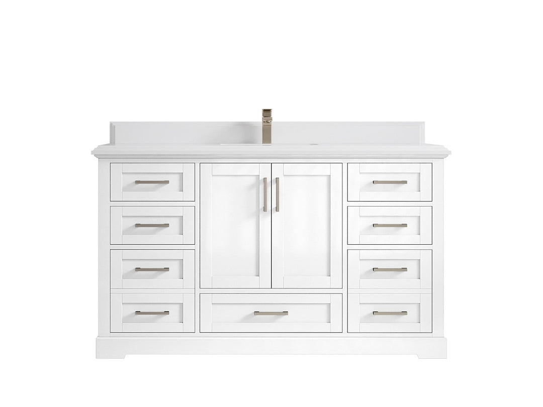 Boston 60 in. W x 22 in. D Single Sink Bathroom Vanity - Willow Bath and Vanity