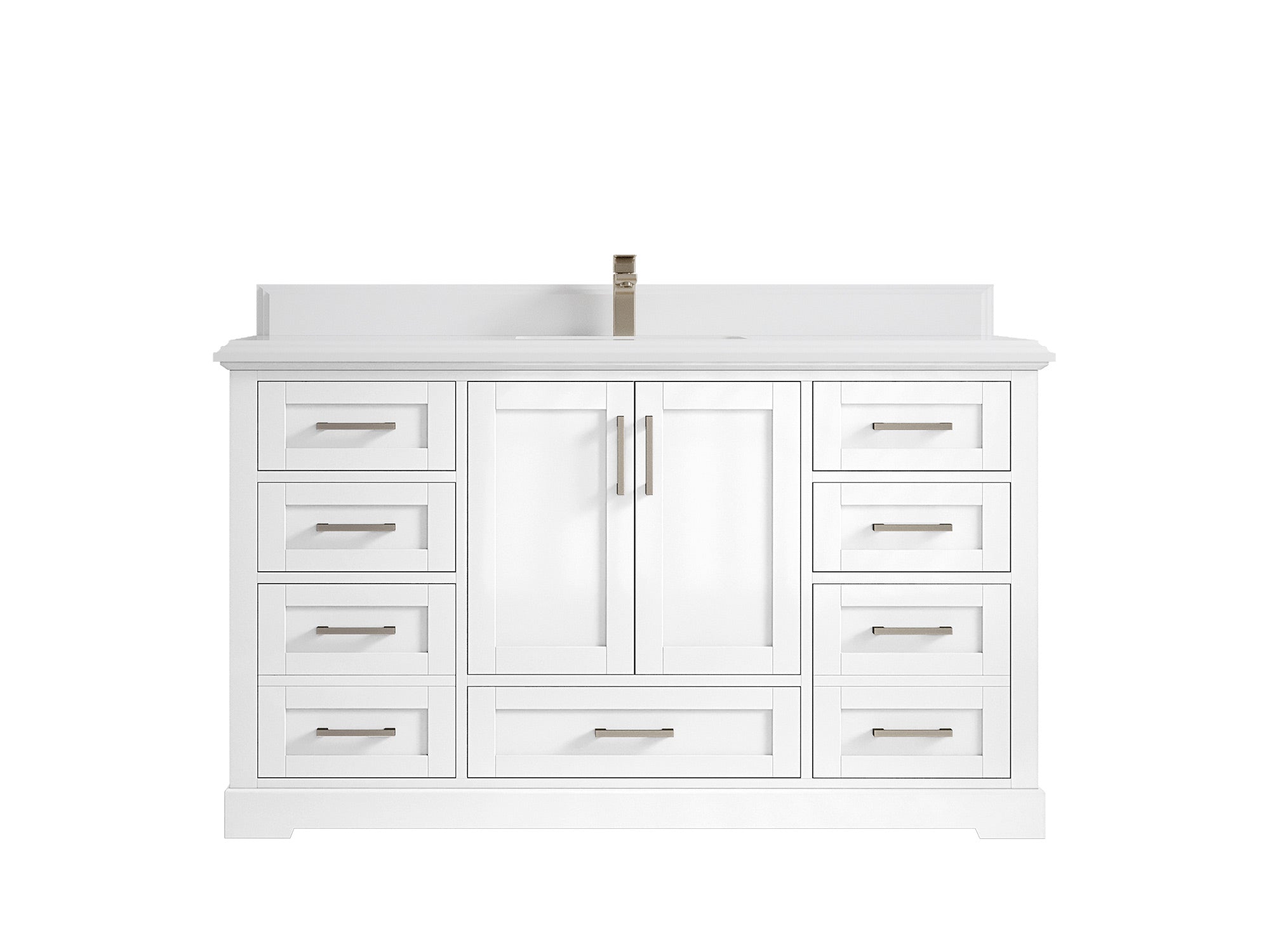 Boston 60 in. W x 22 in. D Single Sink Bathroom Vanity - Willow Bath and Vanity
