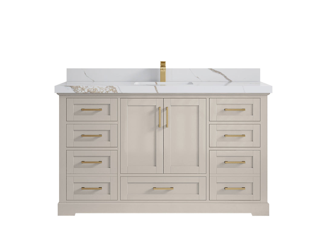 Boston 60 in. W x 22 in. D Single Sink Bathroom Vanity - Willow Bath and Vanity
