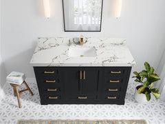 Boston 60 in. W x 22 in. D Single Sink Bathroom Vanity - photo 34