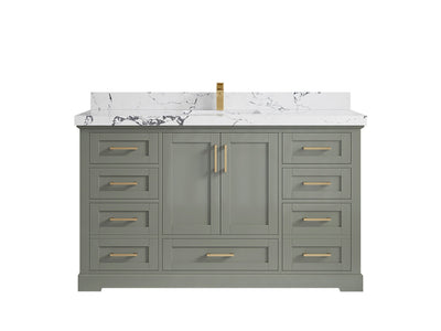 Boston 60 in. W x 22 in. D Single Sink Bathroom Vanity - Willow Bath and Vanity
