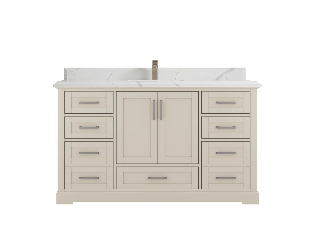 Boston 60 in. W x 22 in. D Single Sink Bathroom Vanity - Willow Bath and Vanity
