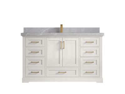 Boston 60 in. W x 22 in. D Single Sink Bathroom Vanity - Willow Bath and Vanity
