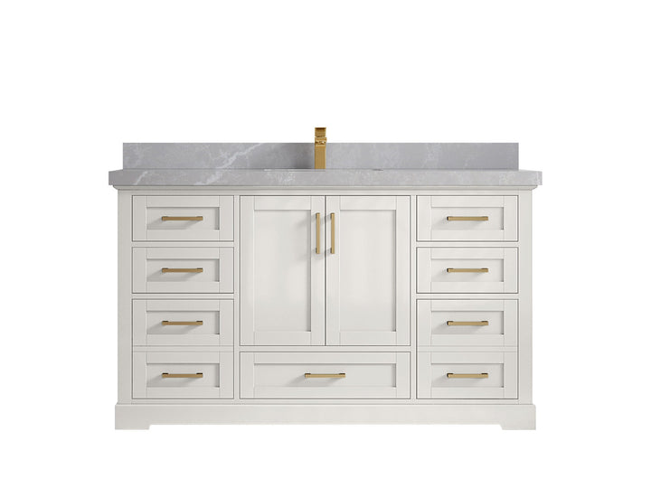 Boston 60 in. W x 22 in. D Single Sink Bathroom Vanity - photo 31