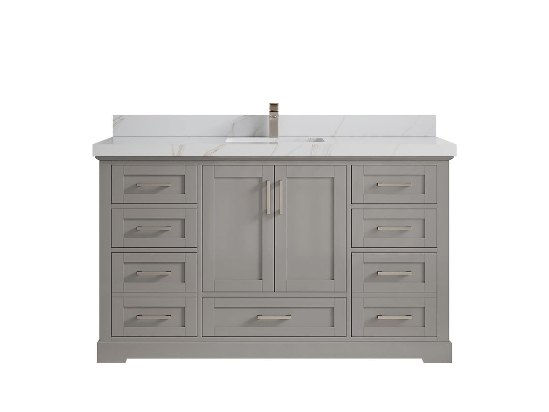 Boston 60 in. W x 22 in. D Single Sink Bathroom Vanity - Willow Bath and Vanity