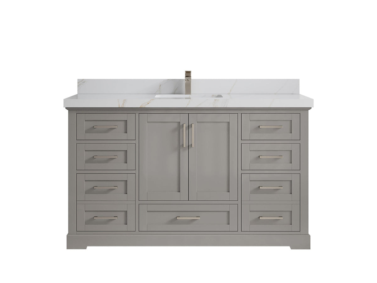 Boston 60 in. W x 22 in. D Single Sink Bathroom Vanity - Willow Bath and Vanity