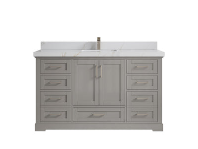 Boston 60 in. W x 22 in. D Single Sink Bathroom Vanity - Willow Bath and Vanity