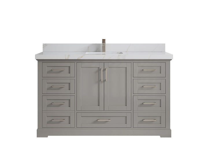 Boston 60 in. W x 22 in. D Single Sink Bathroom Vanity - photo 26