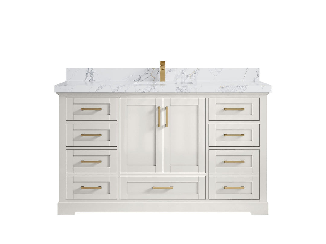 Boston 60 in. W x 22 in. D Single Sink Bathroom Vanity - Willow Bath and Vanity