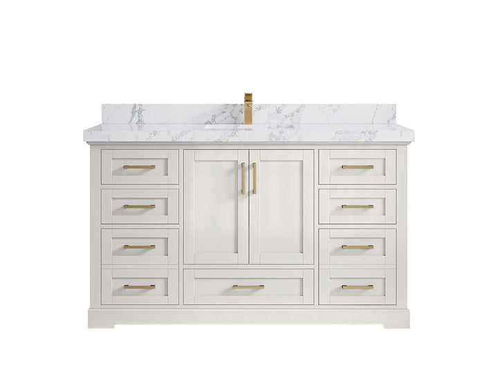 Boston 60 in. W x 22 in. D Single Sink Bathroom Vanity - photo 25