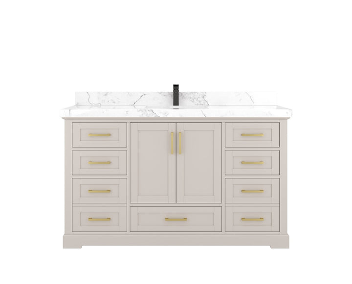 Boston 60 in. W x 22 in. D Single Sink Bathroom Vanity - photo 1