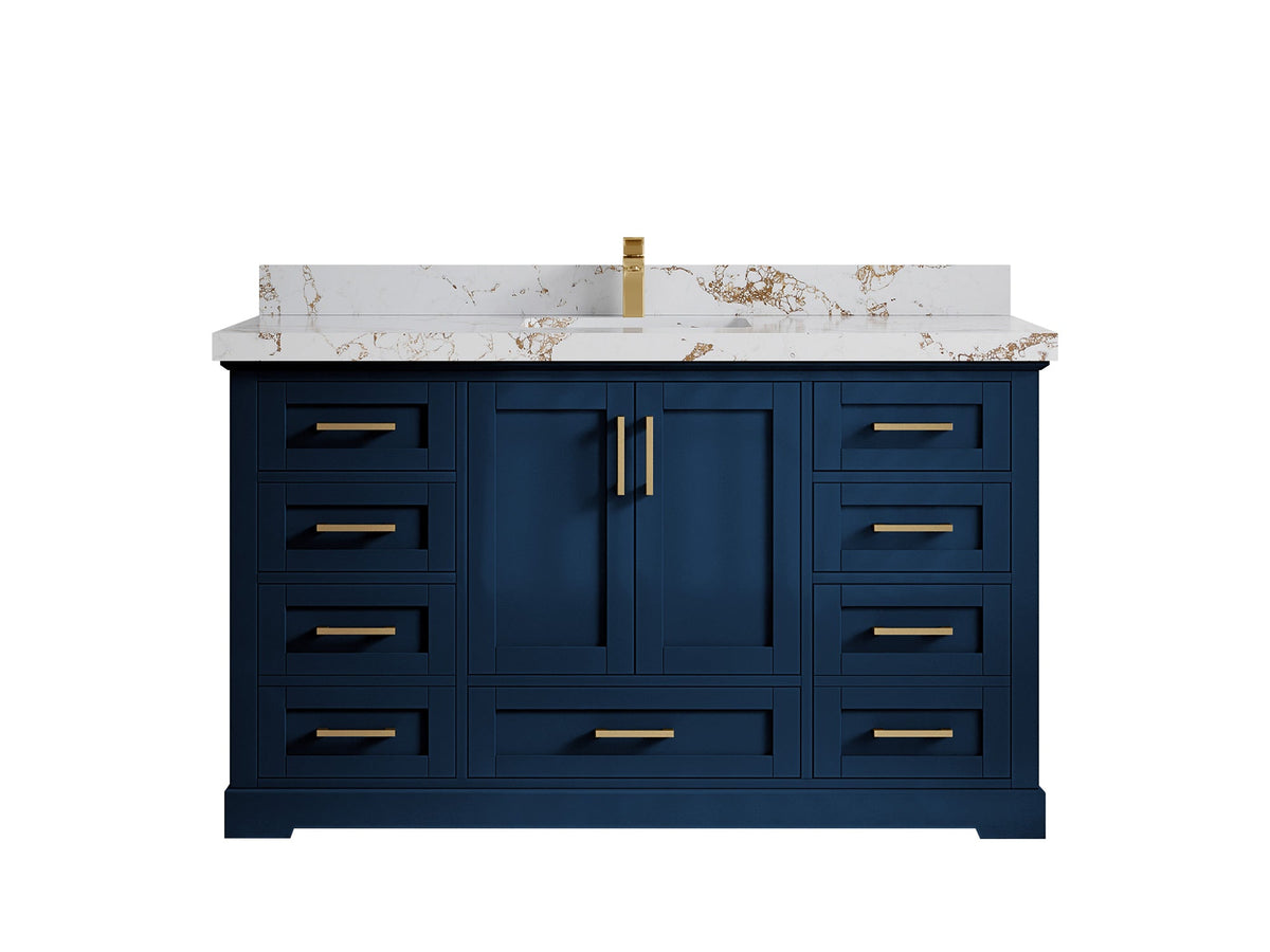 Boston 60 in. W x 22 in. D Single Sink Bathroom Vanity - Willow Bath and Vanity