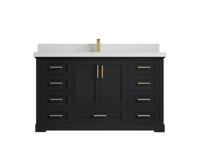 Boston 60 in. W x 22 in. D Single Sink Bathroom Vanity - Willow Bath and Vanity