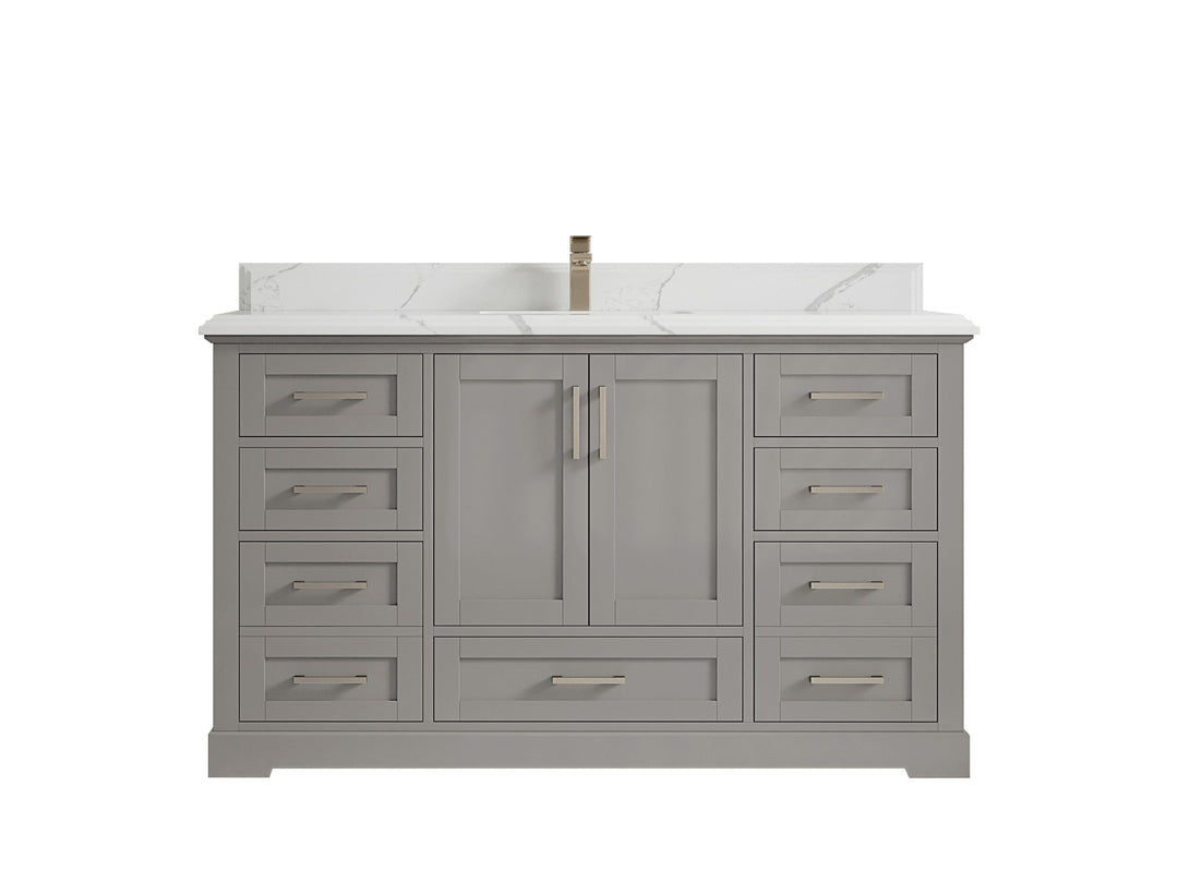 Boston 60 in. W x 22 in. D Single Sink Bathroom Vanity - Willow Bath and Vanity