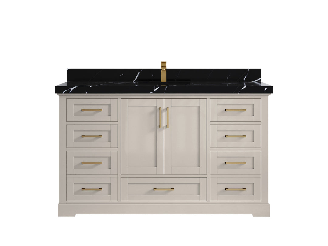 Boston 60 in. W x 22 in. D Single Sink Bathroom Vanity - Willow Bath and Vanity