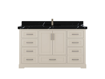 Boston 60 in. W x 22 in. D Single Sink Bathroom Vanity - Willow Bath and Vanity